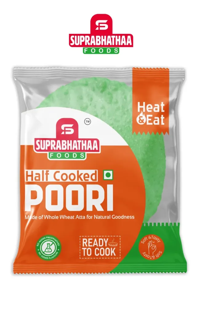 Ready-to-Cook Poori – Pack of 10